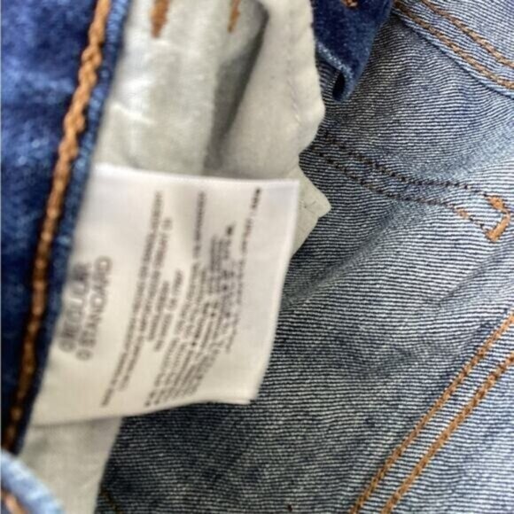 Grandpa mob wife clean girl office fairy core Old Navy SZ 0 Cuffed Jean Shorts - Picture 4 of 4